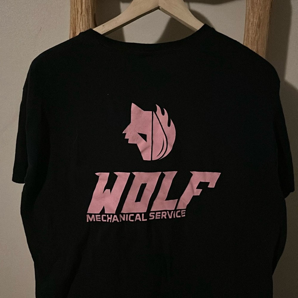 Vintage Y2K Wolf Mechanical Tshirt